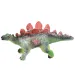 imagen de Dino World: Figura de dinosaurio Stegosaurus de material vinílico que emite sonido con relleno de algodón de 35 cm 1