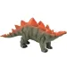 imagen de Dino World: Figura de dinosaurio Stegosaurus de material vinílico que emite sonido con relleno de algodón en tamaño de 35 cm 2
