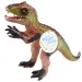 imagen de Dino World: Figura de Velociraptor de material vinílico que emite sonido con relleno de algodón de 35 cm 1
