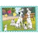 imagen de Disney Clásicos 101 dálmatas y Aristogatos puzzle Supercolor 2x60 piezas - Clementoni 3