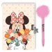 imagen de Disney: Diario secreto de Minnie Mouse con candado y bolígrafo de pompones 12x18cm 60 hojas 2