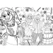 imagen de Disney Encanto 2 en 1 maxi puzzle de 4x48 piezas y libro para colorear 35x25cm - Lisciani 2