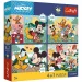 imagen de Disney Mickey Mouse y sus amigos – 4 x 88 piezas Premium Plus Kids puzzle – Trefl 1