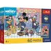 Disney Mickey Mouse y sus amigos rompecabezas premium plus de 60 piezas con póster - Trefl