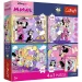 imagen de Disney Minnie Mouse - 4 x 88 piezas Premium Plus Kids puzzle - Trefl 1