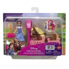 imagen de Disney Princesas: Mini Belle princesa caballería real - Mattel 1