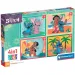 Disney Stitch 4 en 1 Supercolor puzzle - Clementoni