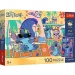 Disney Stitch Días de Playa 100db UFT puzzle con póster - Trefl