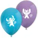 Disney Stitch globo lila-azul set de 8 piezas