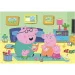 imagen de Diversión familiar de Peppa Cerdita rompecabezas Supercolor de 60 piezas - Clementoni 2