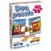 DUO Puzzle SOS con vehículos - D-Toys