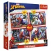 imagen de El héroe Spider-Man 4 en 1 puzzle de 70-54-48-35 piezas - Trefl 1