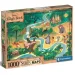 El mapa de la historia del Libro de la Selva puzzle de 1000 piezas - Clementoni
