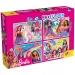 imagen de El mundo mágico de Barbie 4x48 piezas maxi puzzle de suelo 35x25cm - Lisciani 1