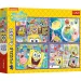 El mundo peculiar de Bob Esponja puzzle de 4x250 piezas - Trefl