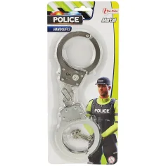imagen de Esposas de juguete de metal de policía 1