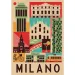 imagen de Estilo en la ciudad Milán 1000 piezas puzzle - Clementoni 2