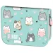 Estuche desplegable con gatos encantadores St.Right PC03 20,5x14x3,5cm