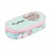 Estuche ovalado azul Pusheen 23x9,5x6cm