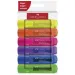 Faber-Castell: 1546 Fluorescente neón 6 unidades resaltador set