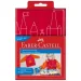 imagen de Faber-Castell: delantal de pintor para niños en color rojo-naranja 1
