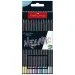 Faber-Castell: Edición negra set de lápices de colores metálicos 12ud
