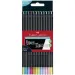 imagen de Faber-Castell: Edición Negra Set de lápices de colores pastel de 12 unidades 1