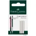Faber-Castell: Goma de borrar Grip 1345/1347 para lápices mecánicos set de 3 piezas