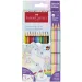 Faber-Castell: Grip Unicornio set de lápices de colores 10+3 piezas en colores pastel
