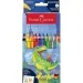 imagen de Faber-Castell: Jumbo GRIP set de lápices de colores de dinosaurios 8+2 unidades 1