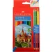 Faber-Castell: Lápiz de colores de 12 unidades + 3 unidades Bicolor
