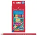 Faber-Castell: Set de lápices de colores acuarelables 12ud + 1ud pincel