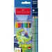 imagen de Faber-Castell: Set de lápices de colores Grip de dinosaurios 10+3 piezas 1