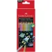 Faber-Castell: Set de lápices de colores de 10 piezas con colores metálicos