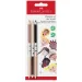 Faber-Castell: Set de lápices de colores en tonos de piel Children of the World 3 unidades