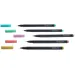 imagen de Faber-Castell: Set de rotuladores de punta fina pastel de 0,4 mm de 5 unidades 2