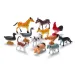 imagen de Faunica: Conjunto de figuras de animales de granja de 12 piezas - Woodyland 2
