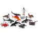 imagen de Faunica: Set de figuras de animales del océano de 12 piezas - Woodyland 2