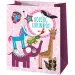 ¡Feliz cumpleaños! bolsa de regalo de tamaño gigante con estampado de animales 40x56x20cm