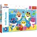 Feliz familia Baby Shark 24 piezas Maxi puzzle - Trefl