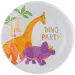 Fiesta de dinosaurios set de platos de papel de 8 unidades de 23 cm