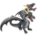 Figura de juego de dragón negro de doble cabeza - Bullyland