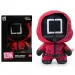 imagen de Figura de peluche del gerente enmascarado DZNR de Squid Game edición Join the Game 18cm 1
