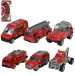 imagen de Fire Rescue: Set de 6 coches de bomberos 1/64 1