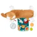 imagen de Fisher-Price: Corgi Puppy Almohada de pancita con sonajero, mordedor y espejo - Mattel 4