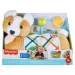 imagen de Fisher-Price: Corgi Puppy Almohada de pancita con sonajero, mordedor y espejo - Mattel 1