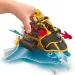 imagen de Fisher-Price: Imaginext Capitán Nemo y manta raya set de juego pirata - Mattel 3