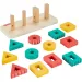 imagen de Fisher-Price: Juego de desarrollo de formas de madera - Mattel 3