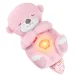 imagen de Fisher-Price: Nutria rosa para dormir con funciones - Mattel 1