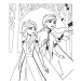 imagen de Frozen 2 en 1 con 24 piezas rompecabezas para colorear 3